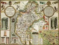 Cumberland Historical Map 1000 Piece Jigsaw Puzzle (1610)