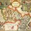 Denbighshire Historical Map 1000 Piece Jigsaw Puzzle (1610)