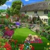 Dogs In A Cottage Garden 1000 Or 500 Piece Jigsaw Puzzles