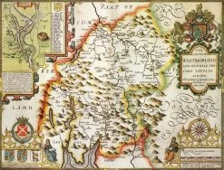 Westmoreland Historical Map 1000 Piece Jigsaw Puzzle (1610)