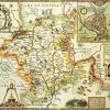 Worcestershire Historical Map 1000 Piece Jigsaw Puzzle (1610)