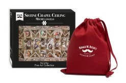 Sistine Chapel Ceiling By Michelangelo 300 Piece Wooden Jigsaw Puzzle