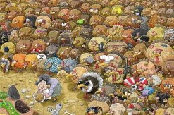 Christmas Chaos At Turkey Farm - No.3 300 Piece Wooden Jigsaw Puzzle