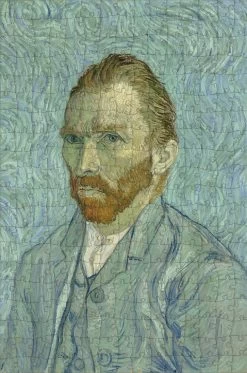 Self Portrait By Vincent Van Gogh 300 Piece Wooden Jigsaw Puzzle
